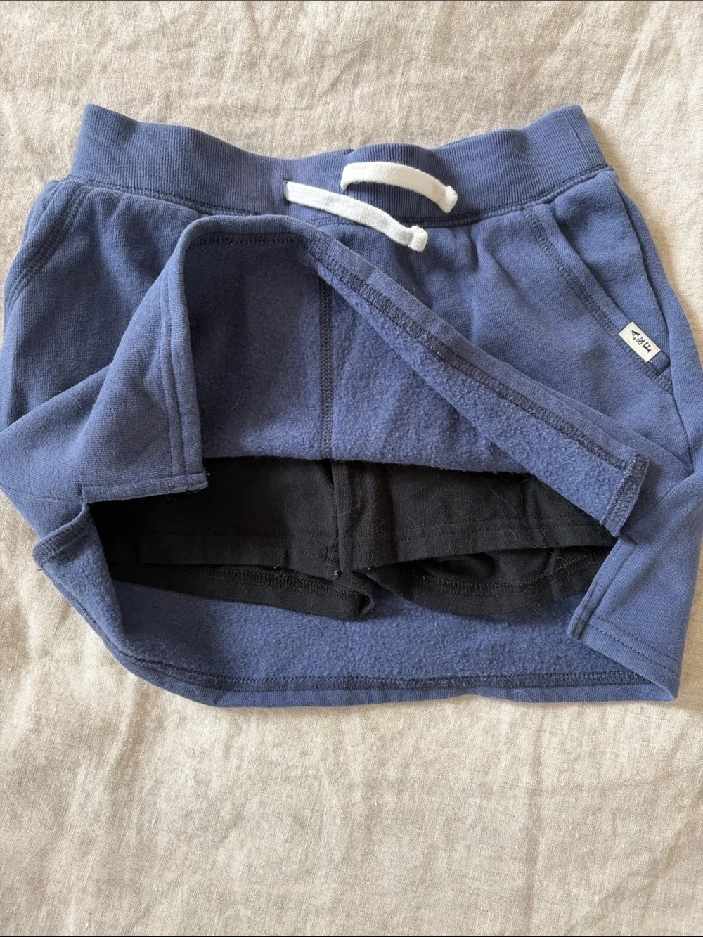 abercrombie kids Navy Blue Drawstring Skort